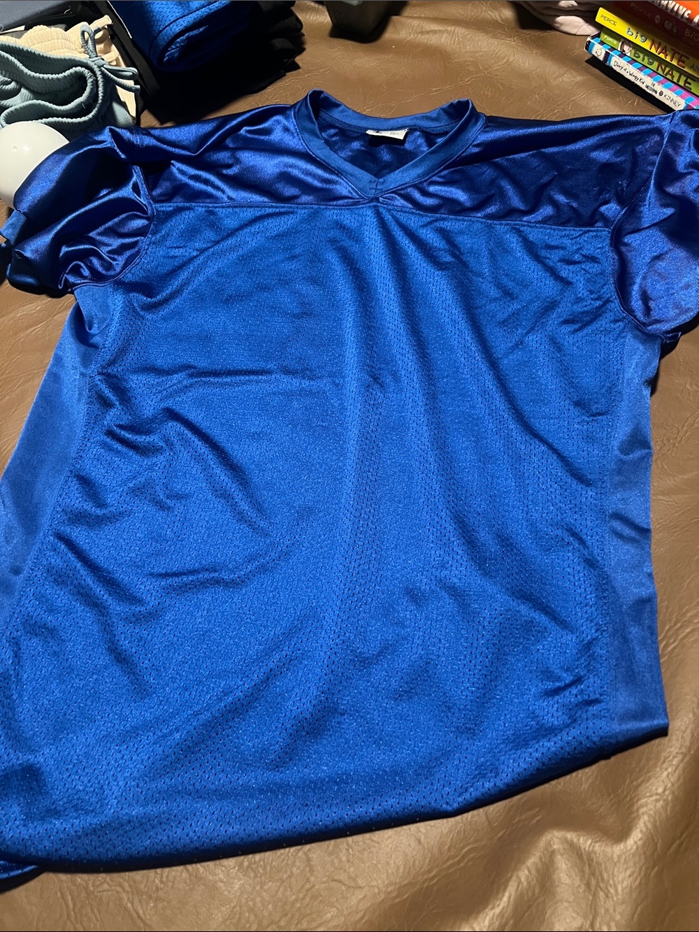 Men's Athletic Jersey Shirt - Royal Blue